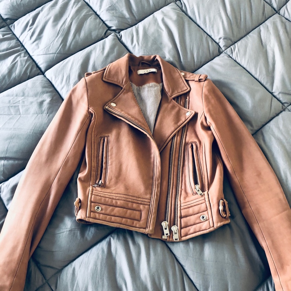 IRO lamb leather jacket